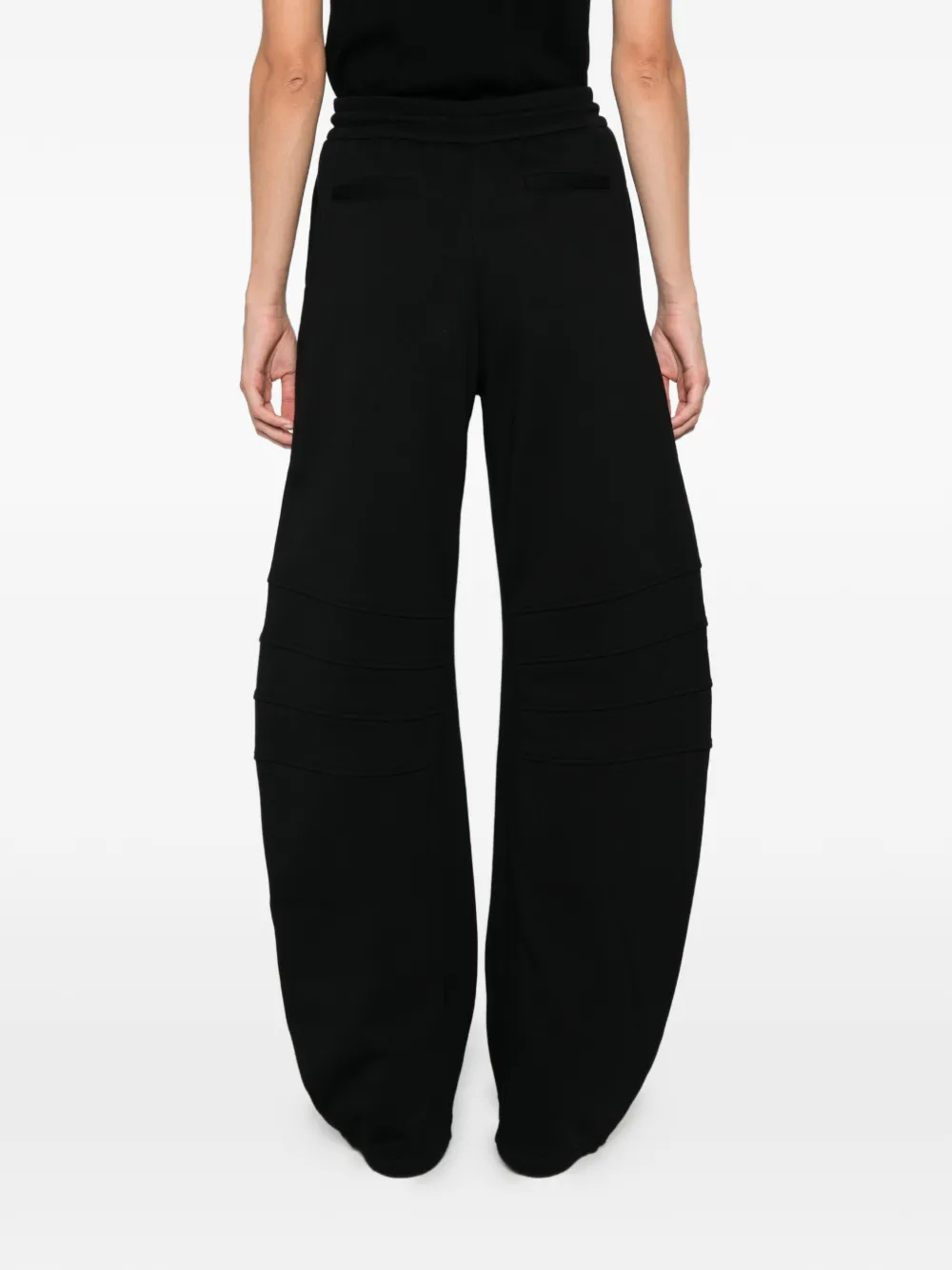 Just Cavalli drawstring panelled track pants Zwart