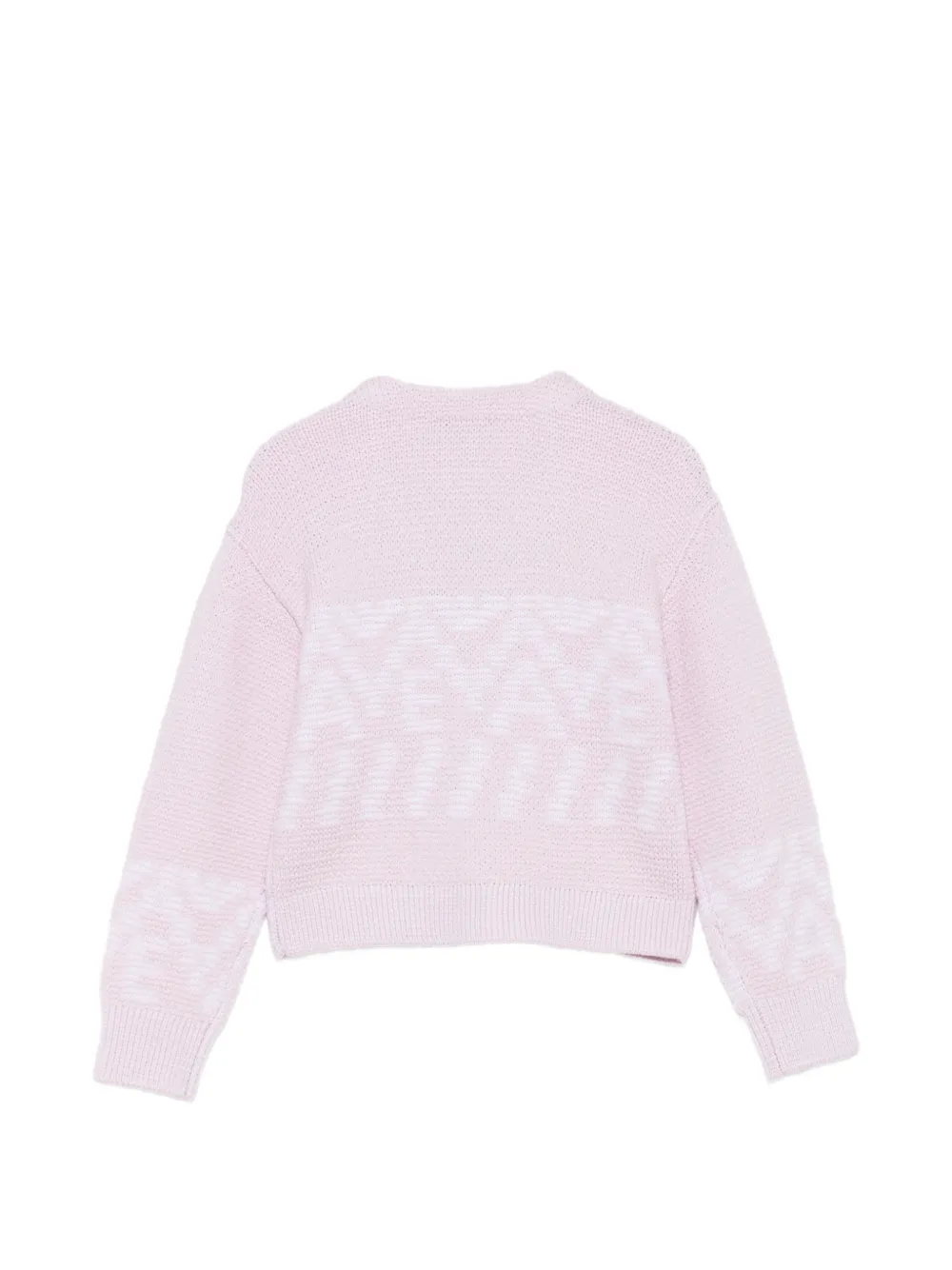 Emporio Armani Kids V-neck cardigan Roze