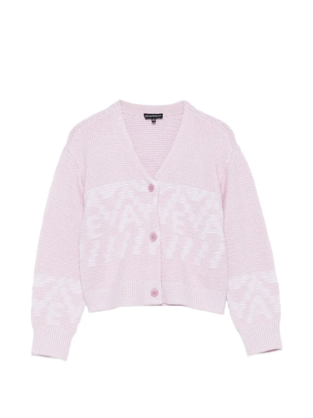 Emporio Armani Kids V-neck cardigan - Rosa