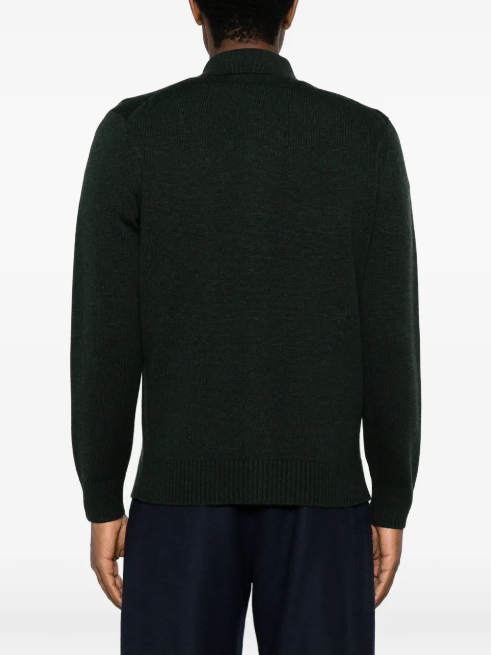 Kangra Vest met borstzak en knopen Groen