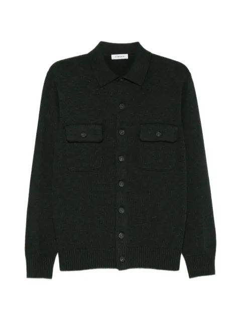 Kangra button-up chest-pocket cardigan