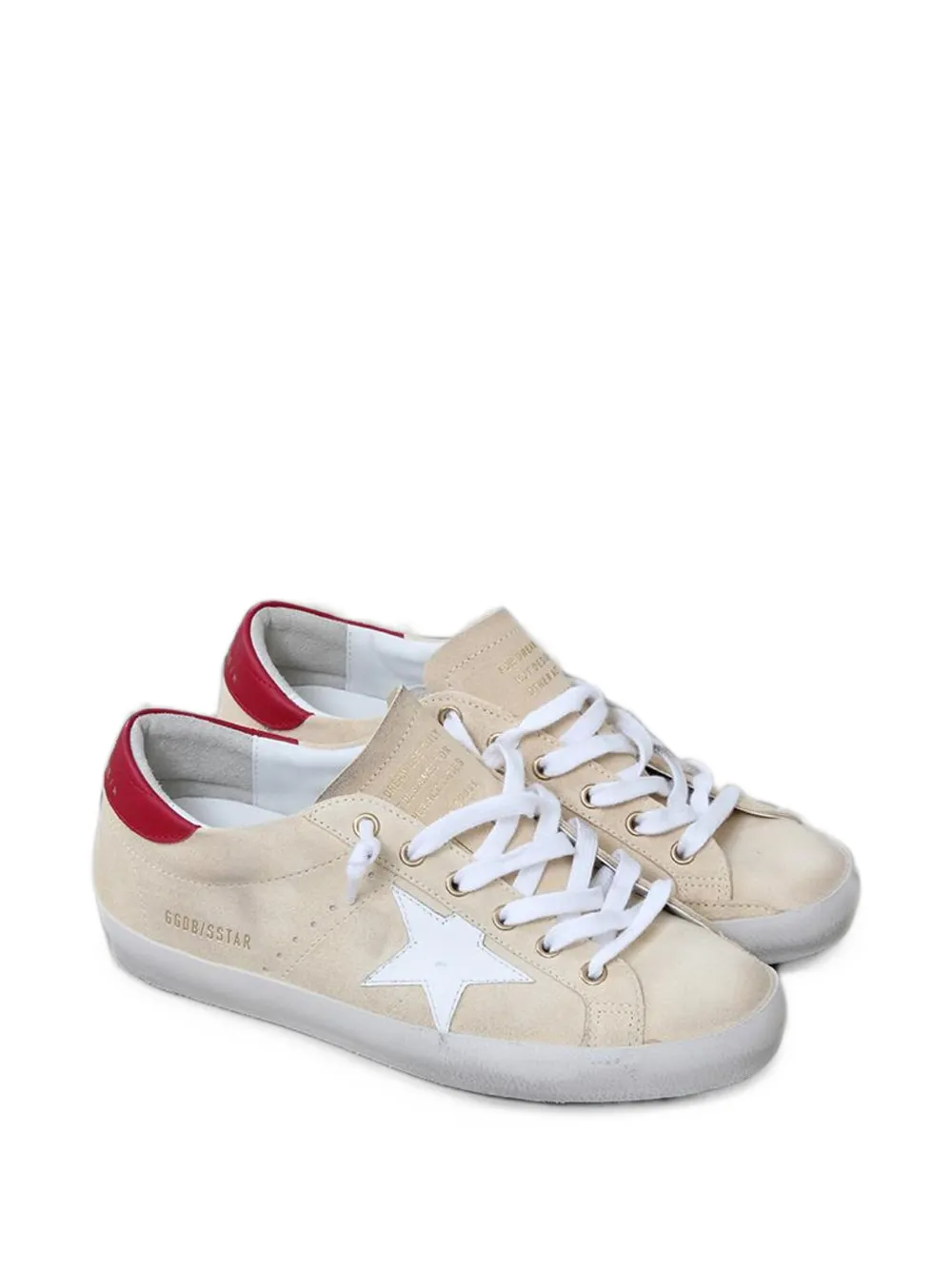 Golden Goose Super-Star suede sneakers - Nude
