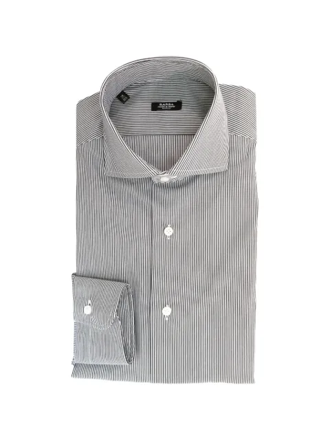 Barba chemise rayée à col italien