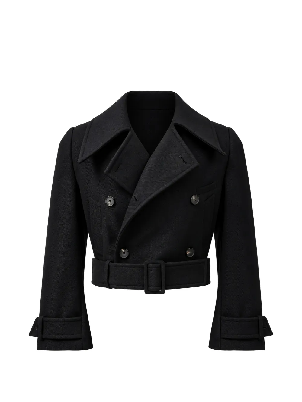 Egonlab Double-breasted Cropped Jacket In Multi
