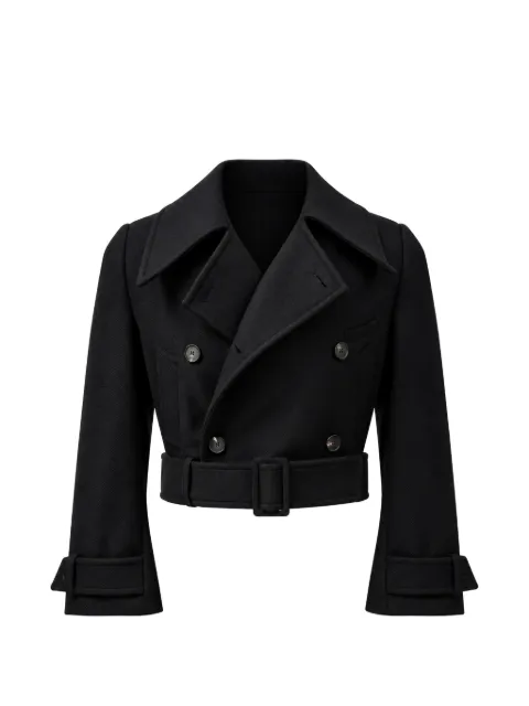 EGONlab. double-breasted cropped jacket