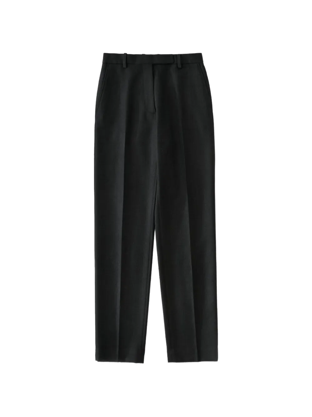 Studio Nicholson Straight-leg Wool Trousers In Black