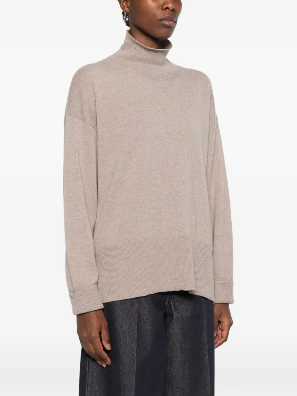 PT Torino high-neck sweater Beige