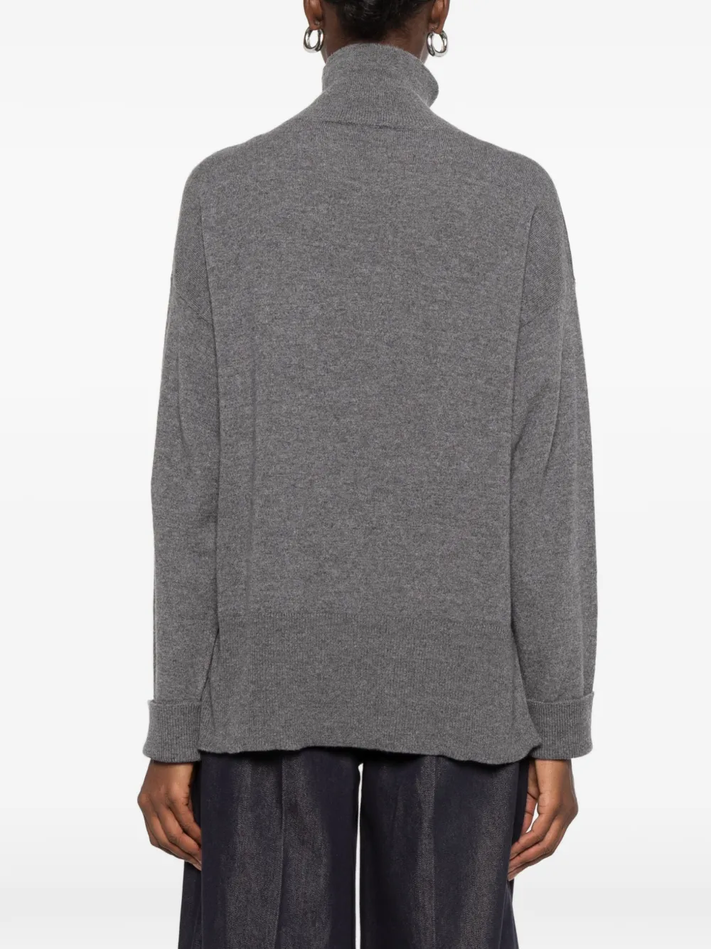 PT Torino high-neck drop-shoulder sweater Grijs