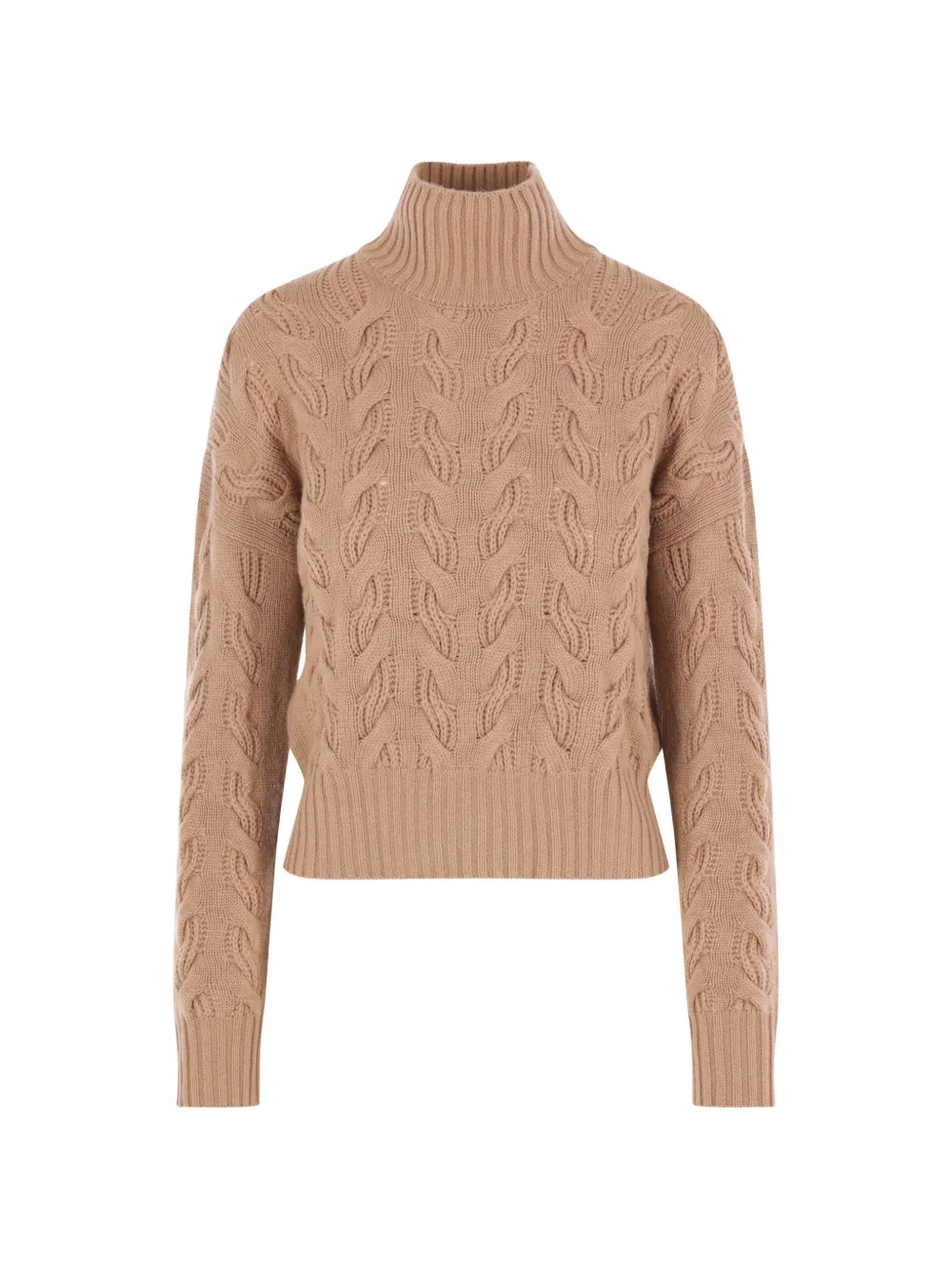 Max Mara Maglione a collo alto - Toni neutri