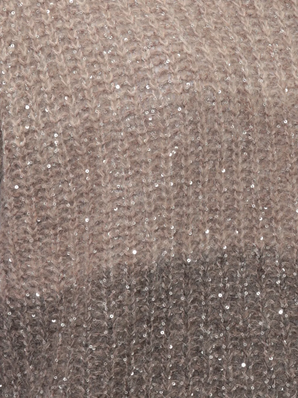 D.Exterior Spencer verfraaid met pailletten Beige