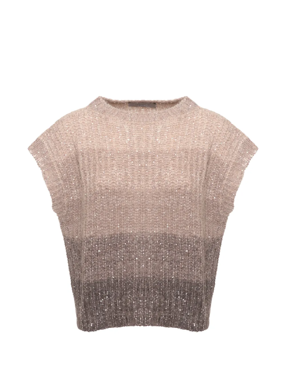 D.Exterior sequin-embellished vest - Tons neutres D.Exterior sequin-embellished vest - Tons neutres