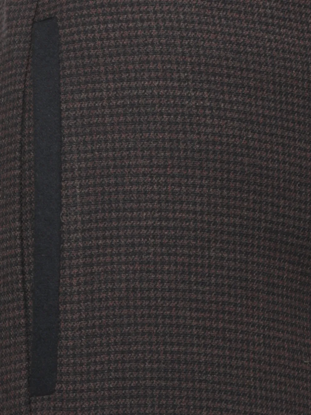 D.Exterior check turn-up trousers Bruin