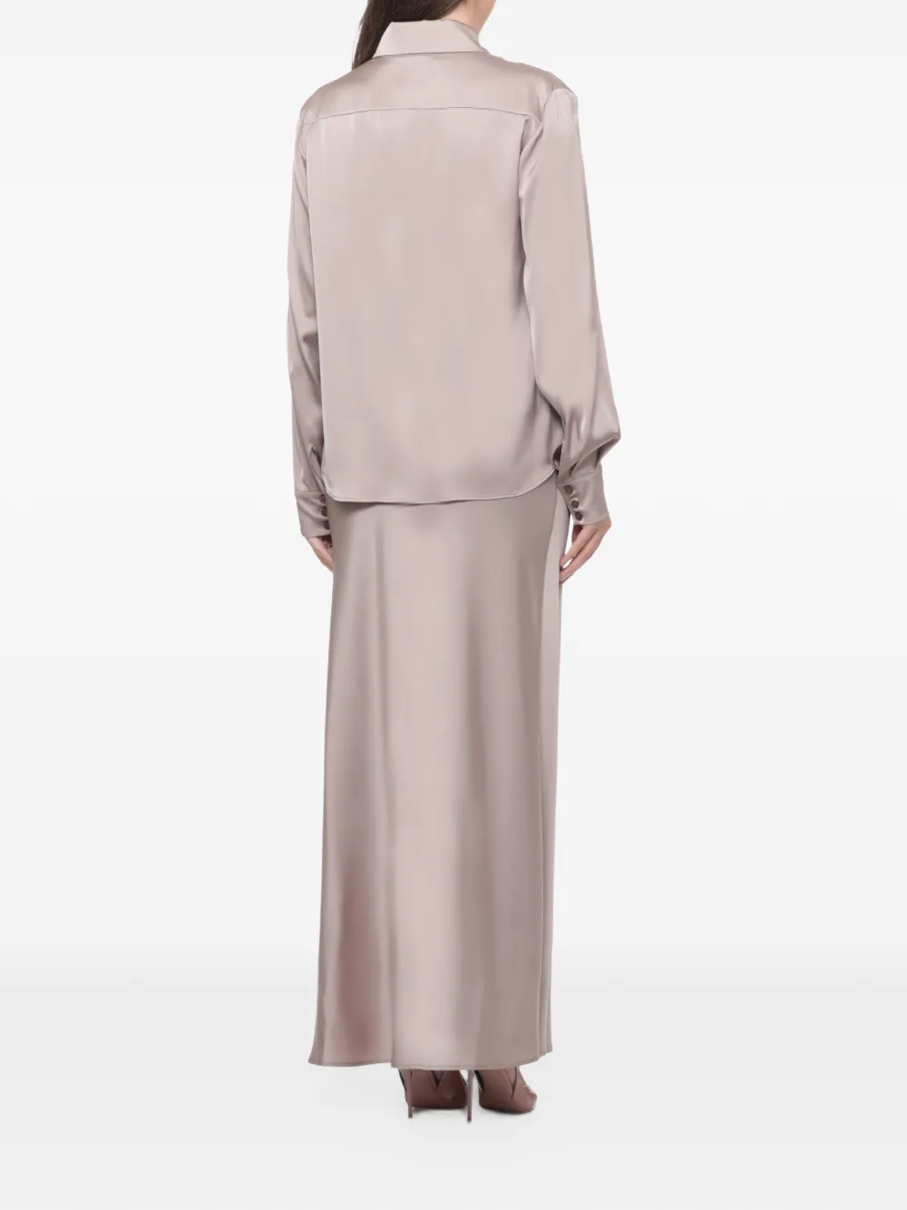 D.Exterior Mouwloos shirt Beige