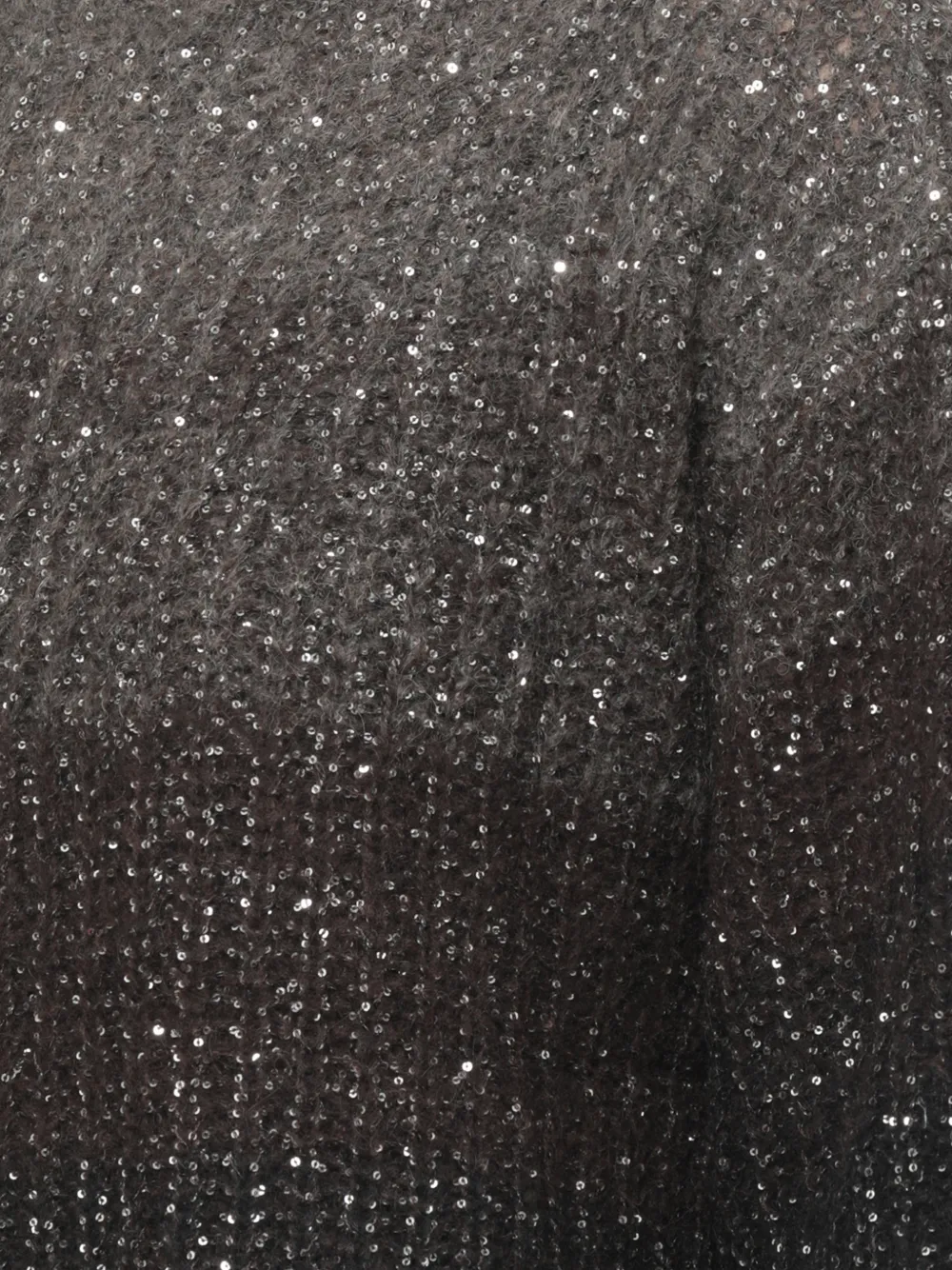 D.Exterior sequin-embellished ombre-effect sweater Bruin