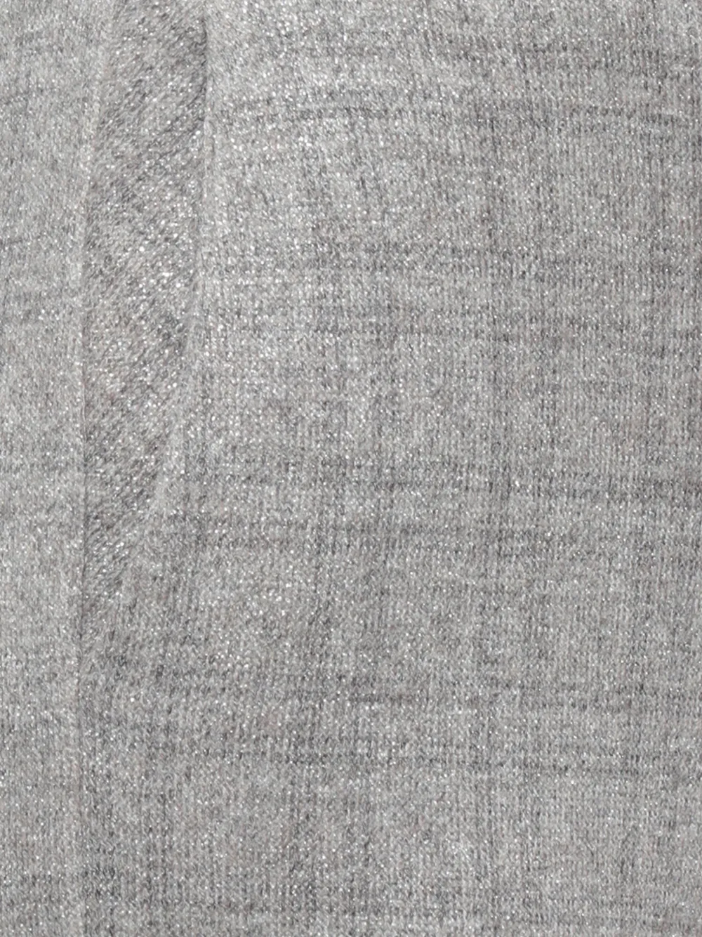 D.Exterior glitter-effect check-pattern trousers Grijs