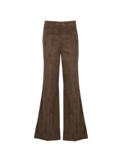 D.Exterior pantalones anchos de pana