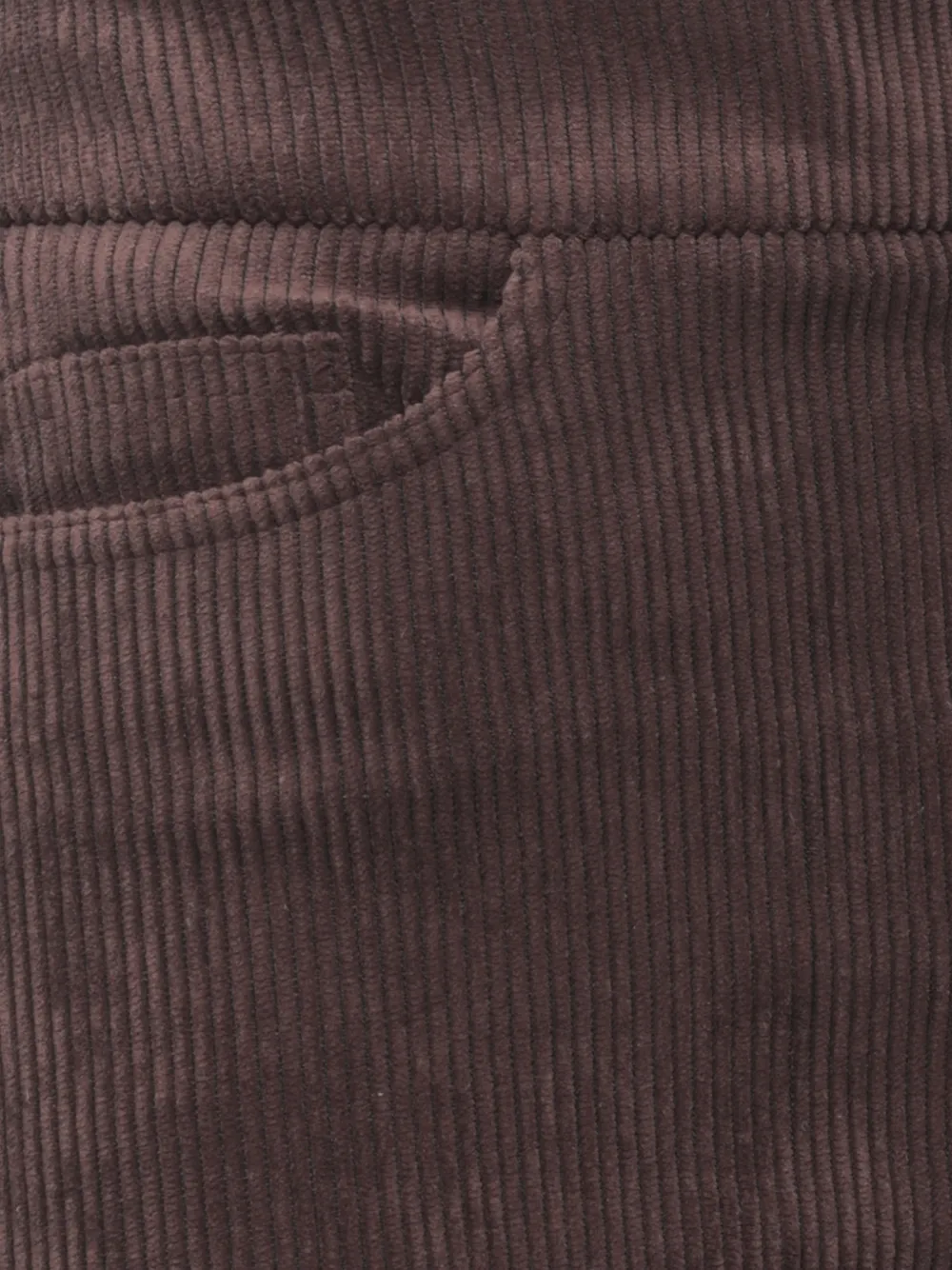 D.Exterior corduroy wide-leg trousers Bruin
