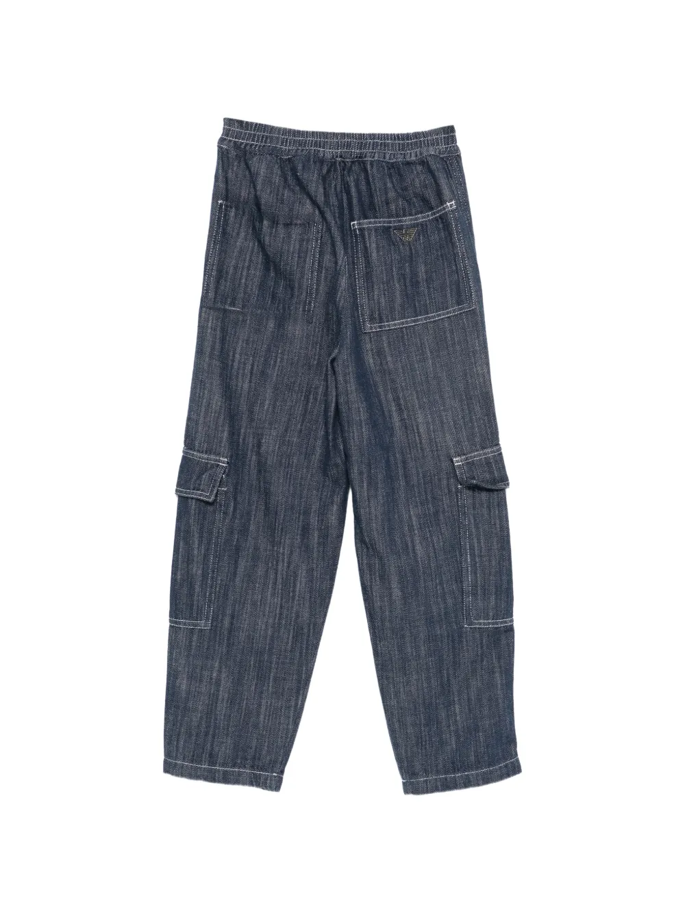 Emporio Armani Kids Cargo broek Blauw