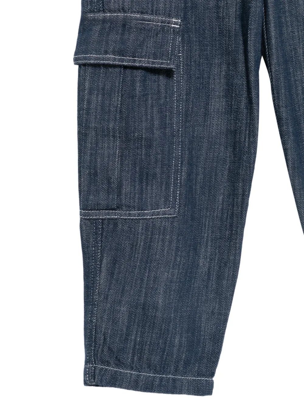 Emporio Armani Kids Cargo broek Blauw