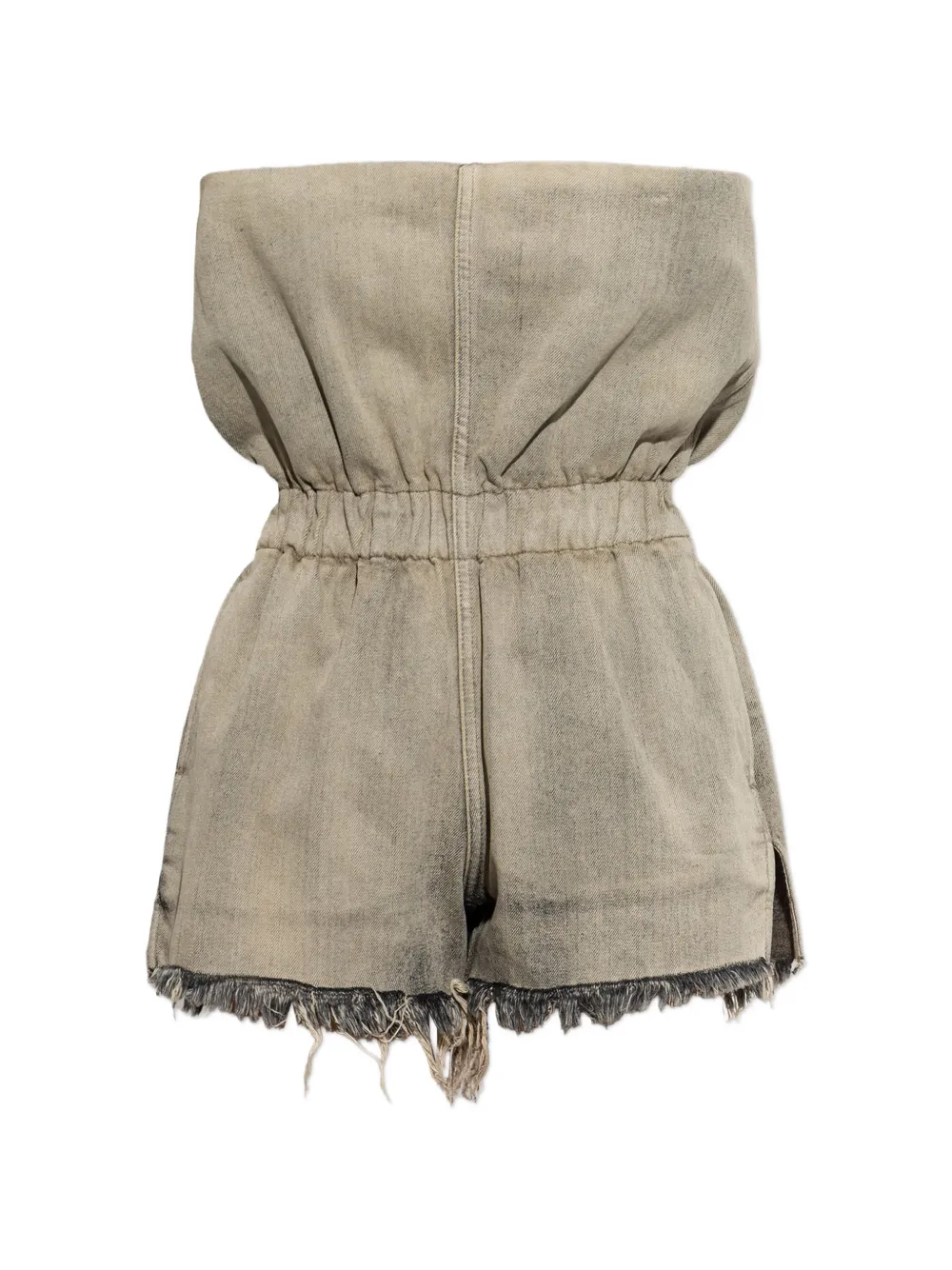 Rick Owens Asymmetrische jumpsuit met gerafelde afwerking Grijs