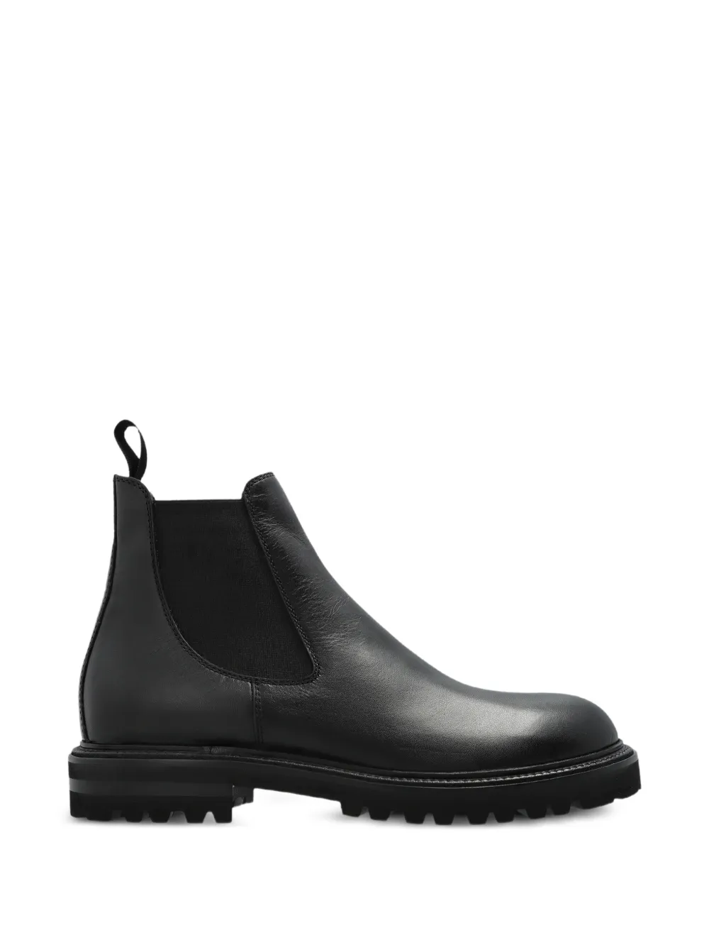 Giorgio Armani bottines chelsea en cuir - Noir Giorgio Armani bottines chelsea en cuir - Noir