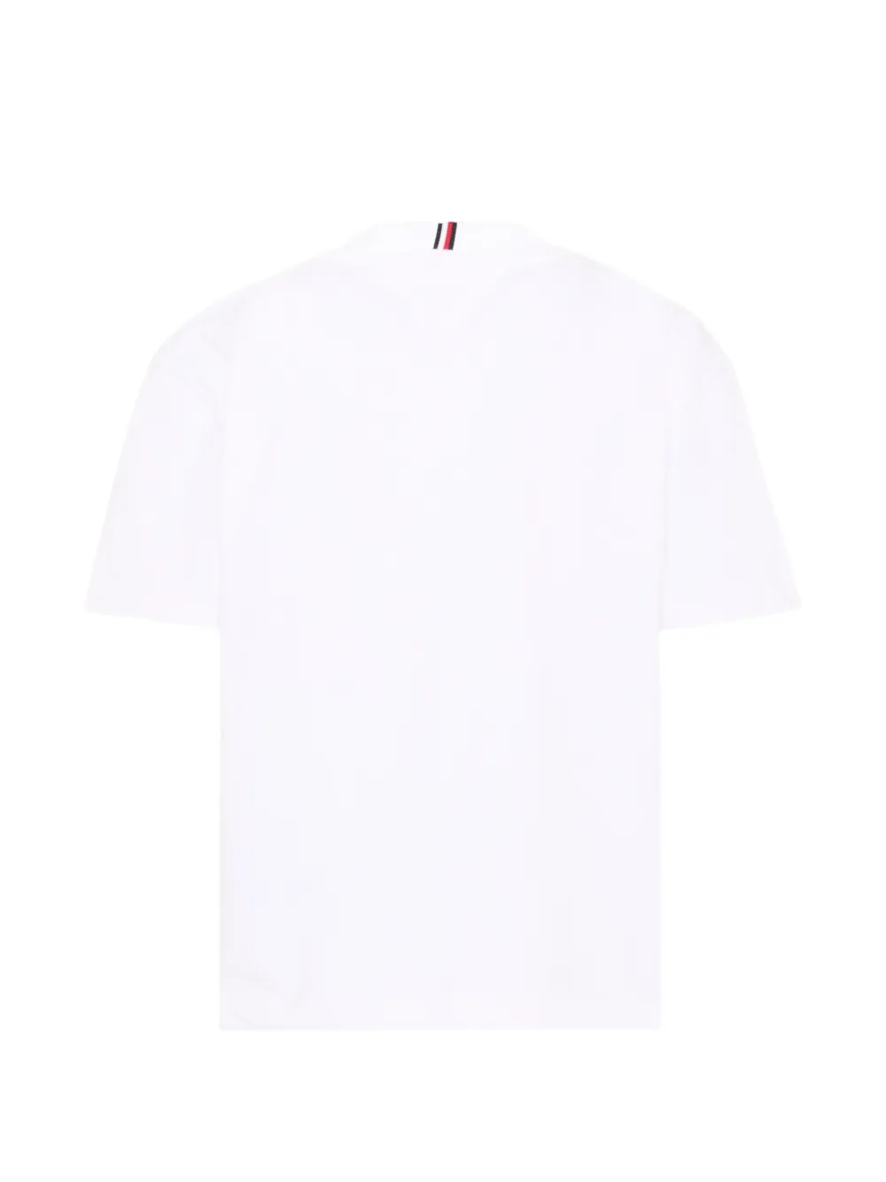 Tommy Hilfiger Junior Katoenen T-shirt met logoprint Wit