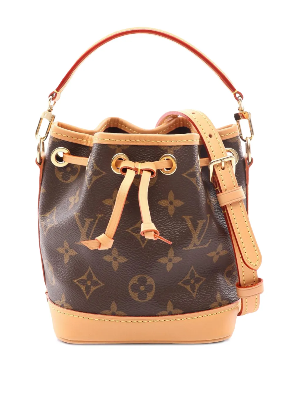 Louis Vuitton Pre-Owned 2021-2026 Monogram Nano Noe bucket bag - Marrone