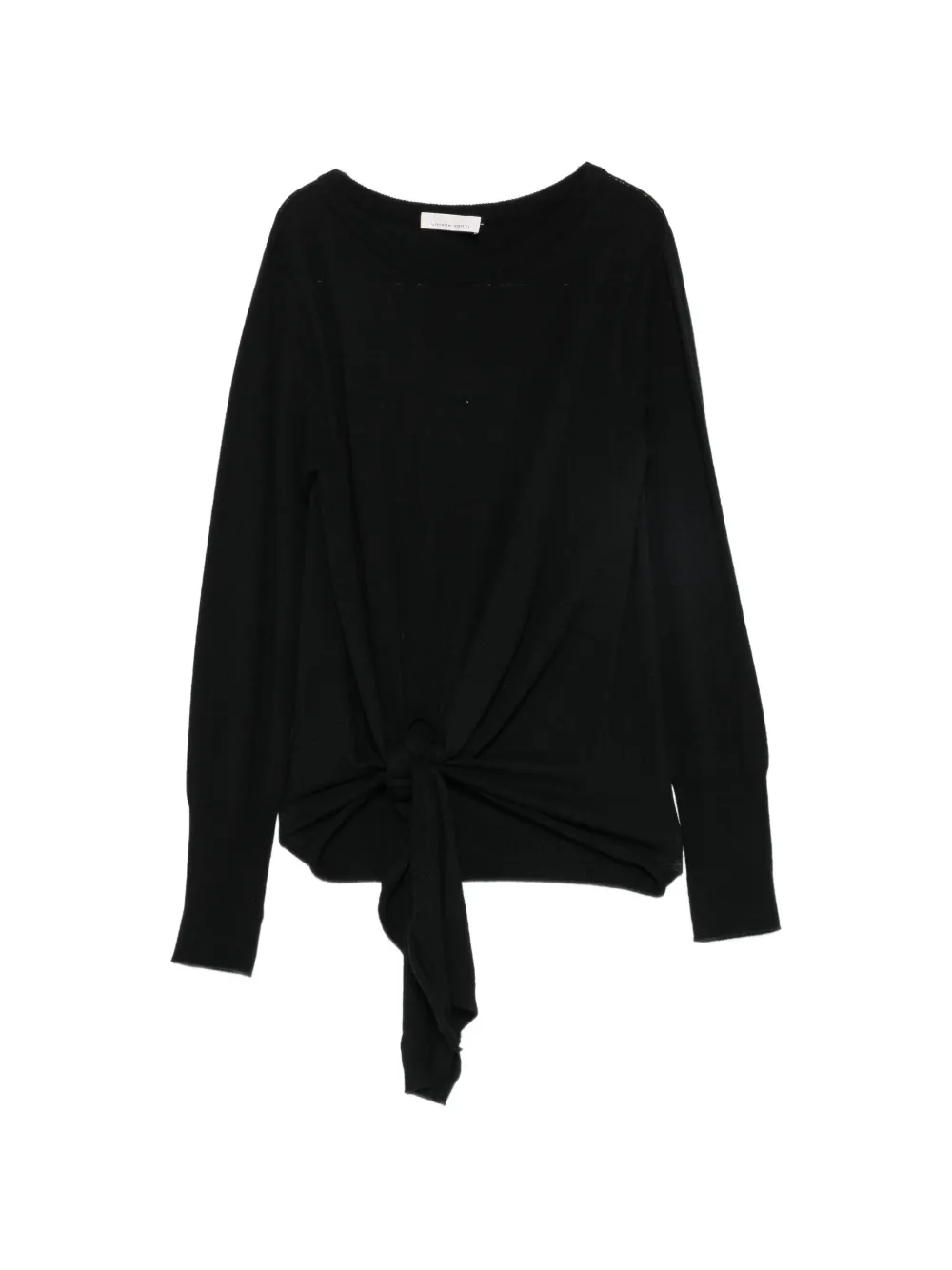 Liviana Conti tie-waist sweater - Toni neutri