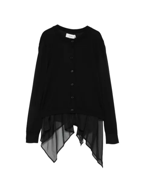 MeimeiJ ruffled open-back cardigan