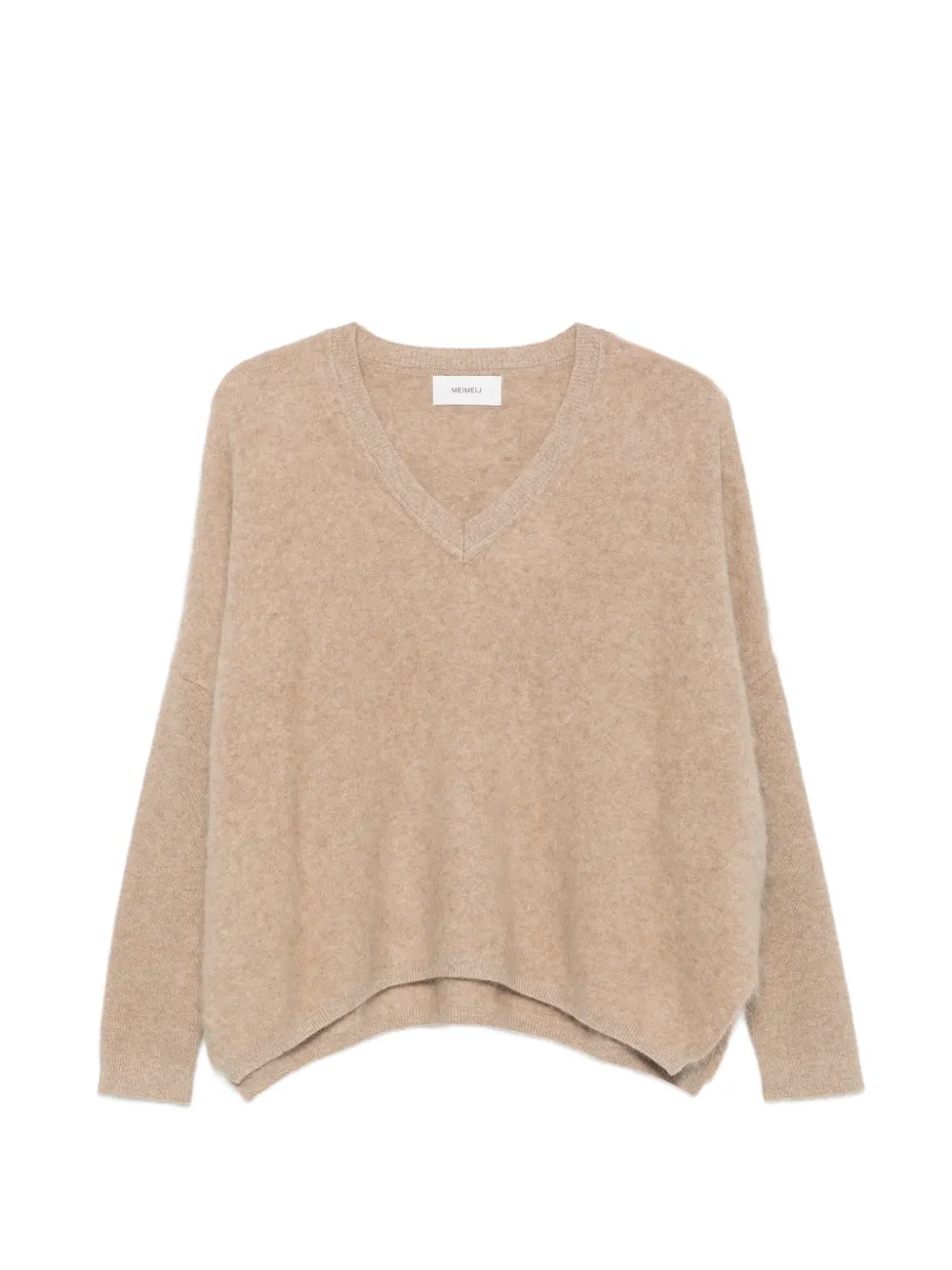 MeimeiJ V-neck wool sweater - Toni neutri