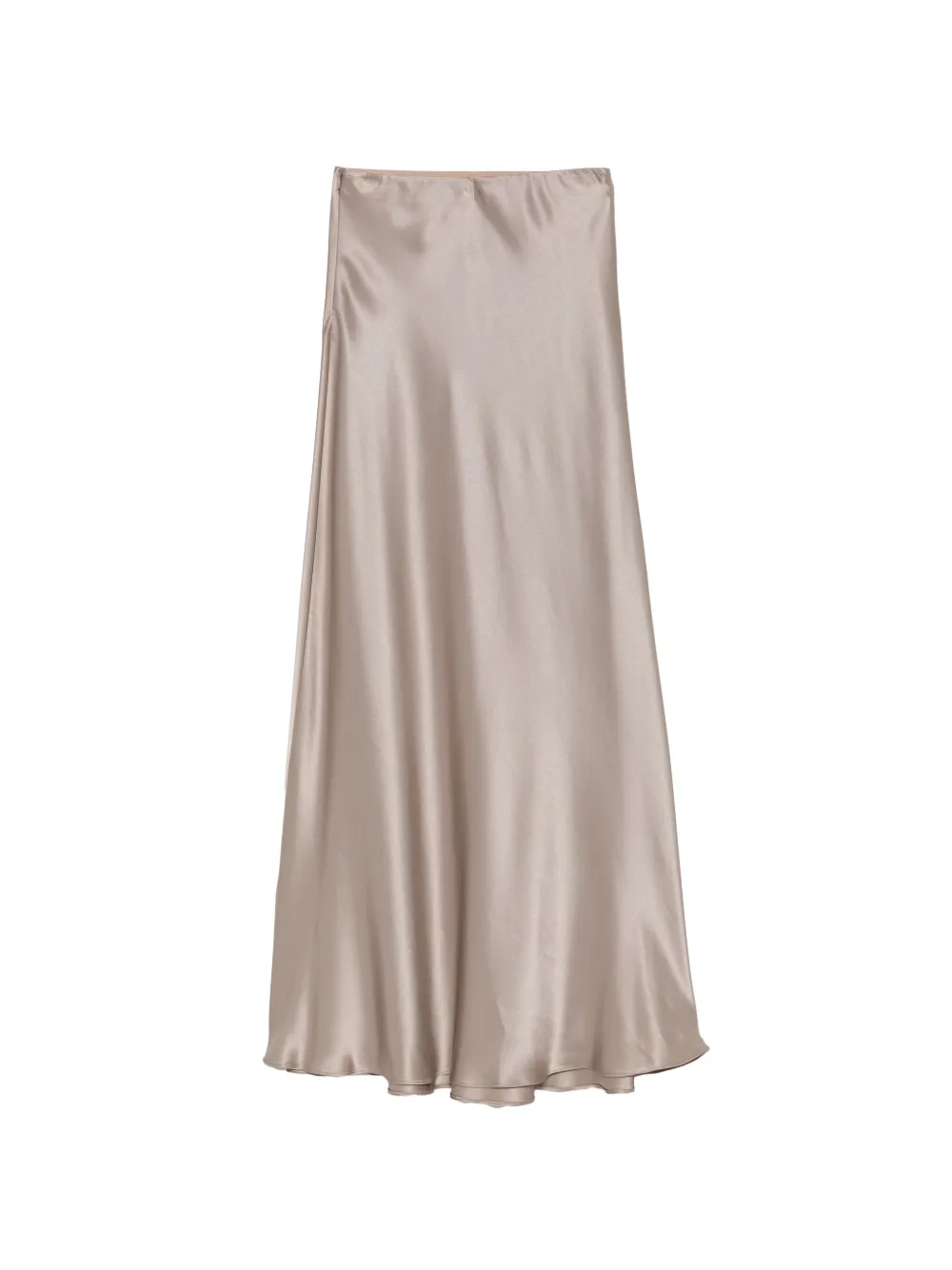 Liviana Conti bias-cut skirt Beige