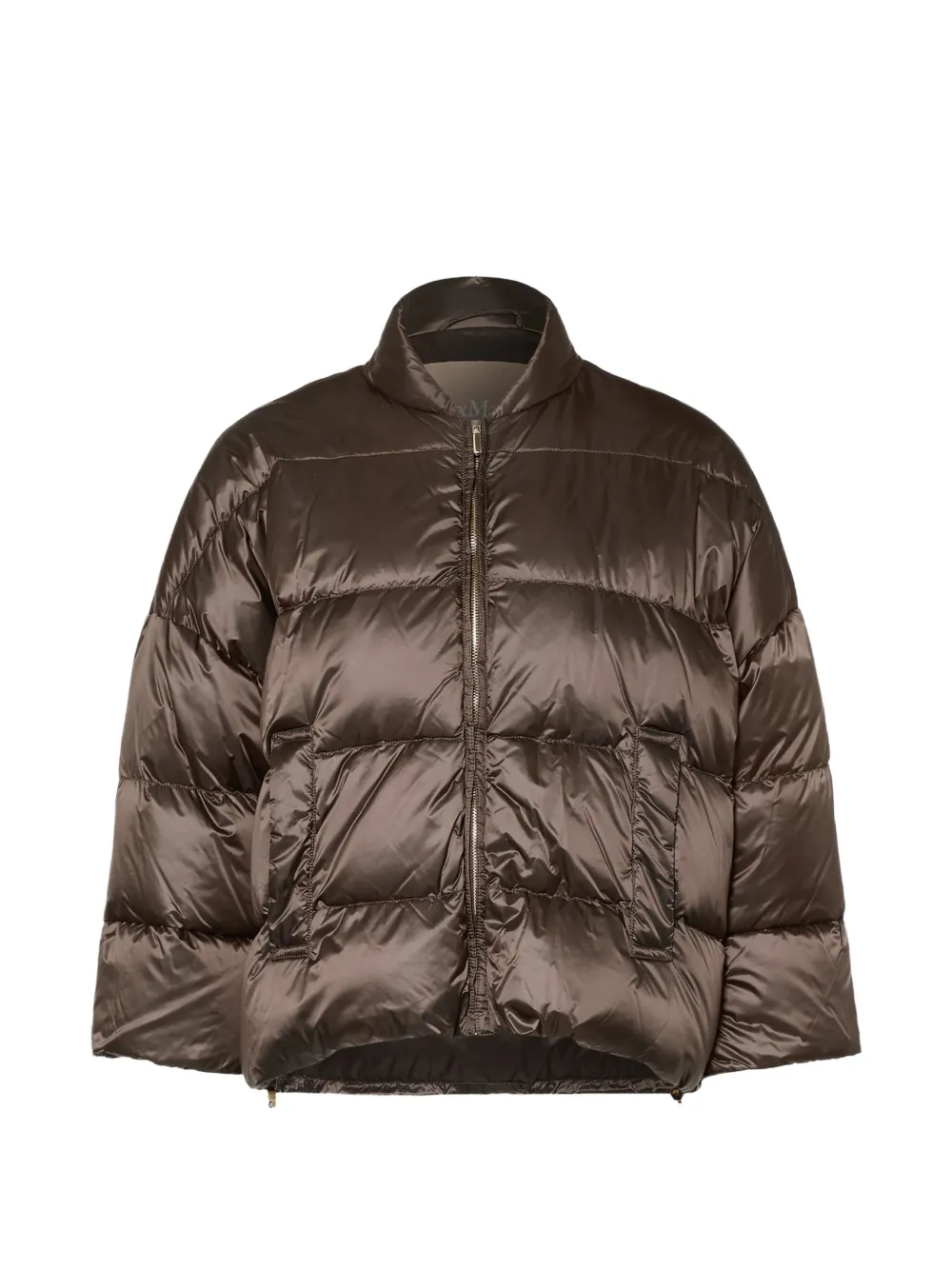 Max Mara quilted puffer jacket - Marrone