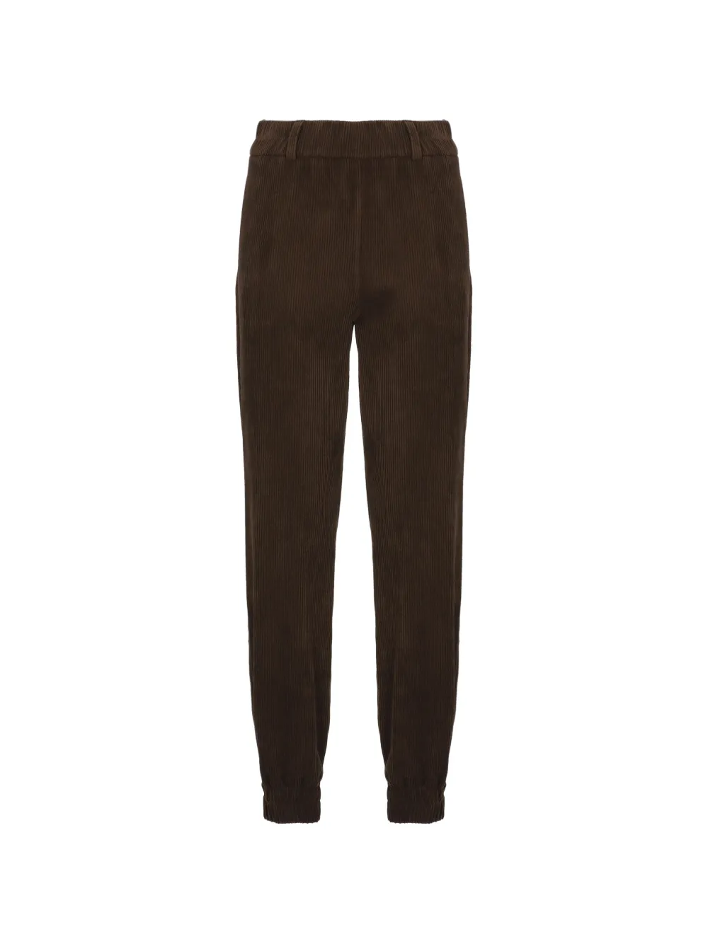 D.Exterior corduroy elasticated-waist trousers Bruin
