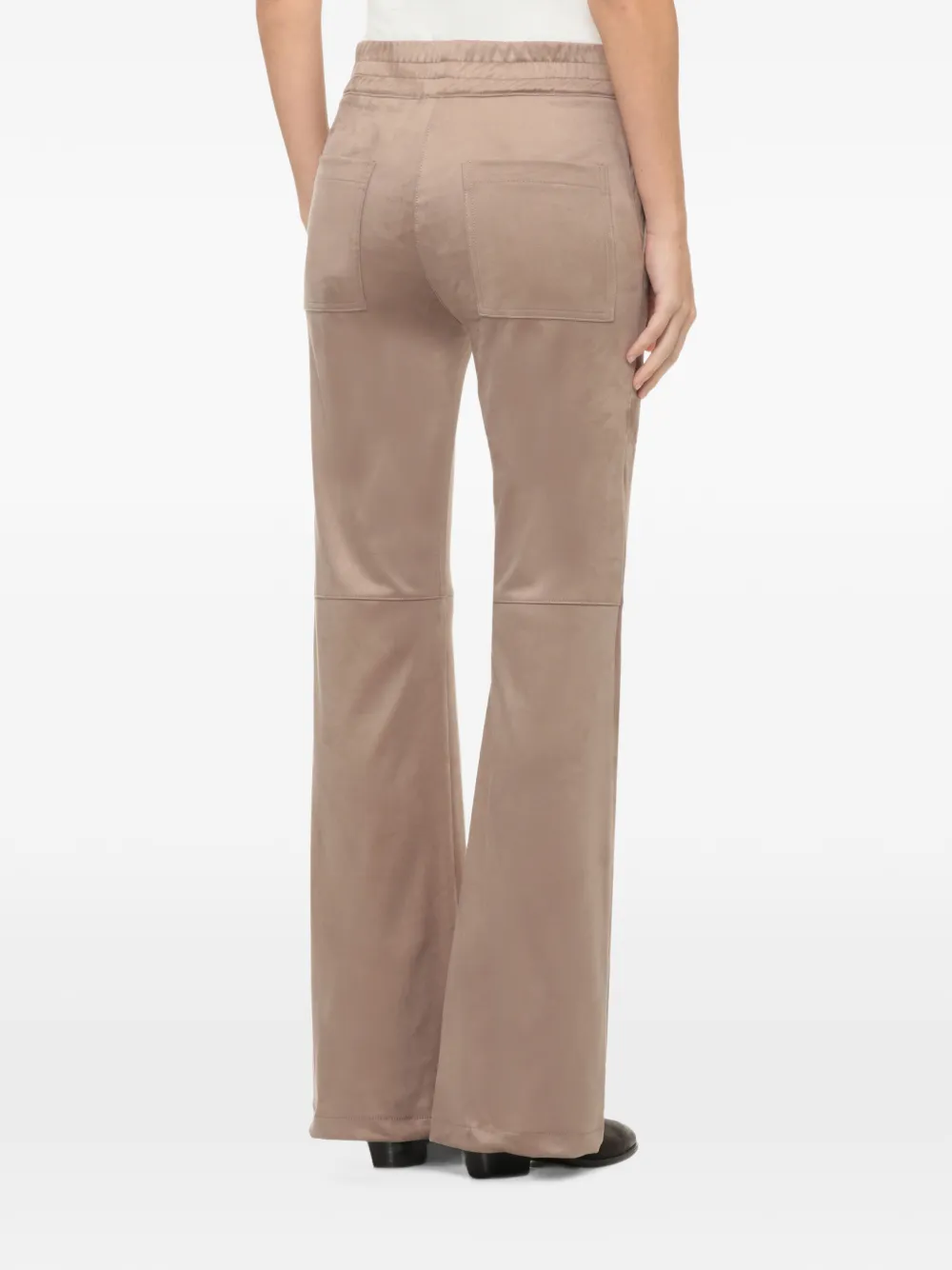 D.Exterior Flared broek Beige