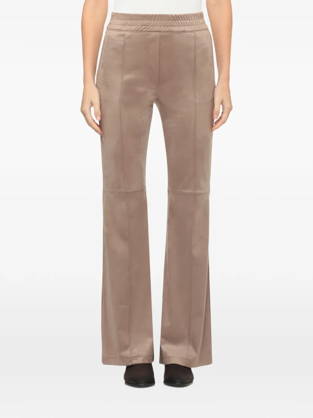 D.Exterior Flared broek Beige
