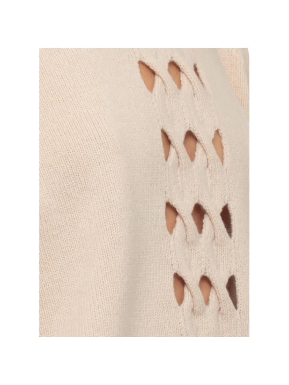 D.Exterior Trui met raglanmouwen en uitgesneden details Beige