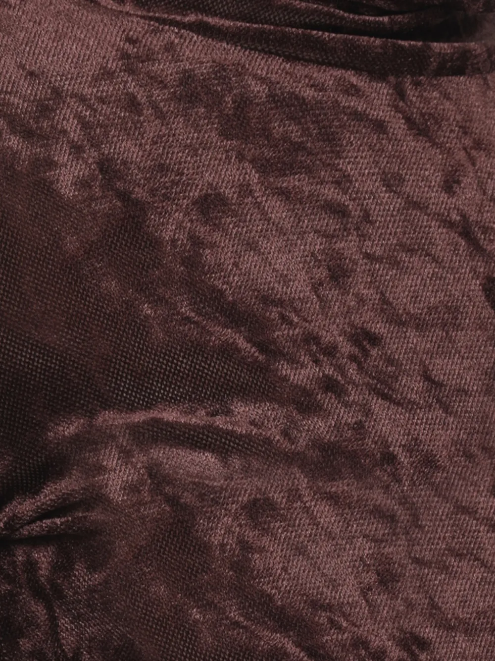 D.Exterior crushed-effect roll-neck sweater Bruin