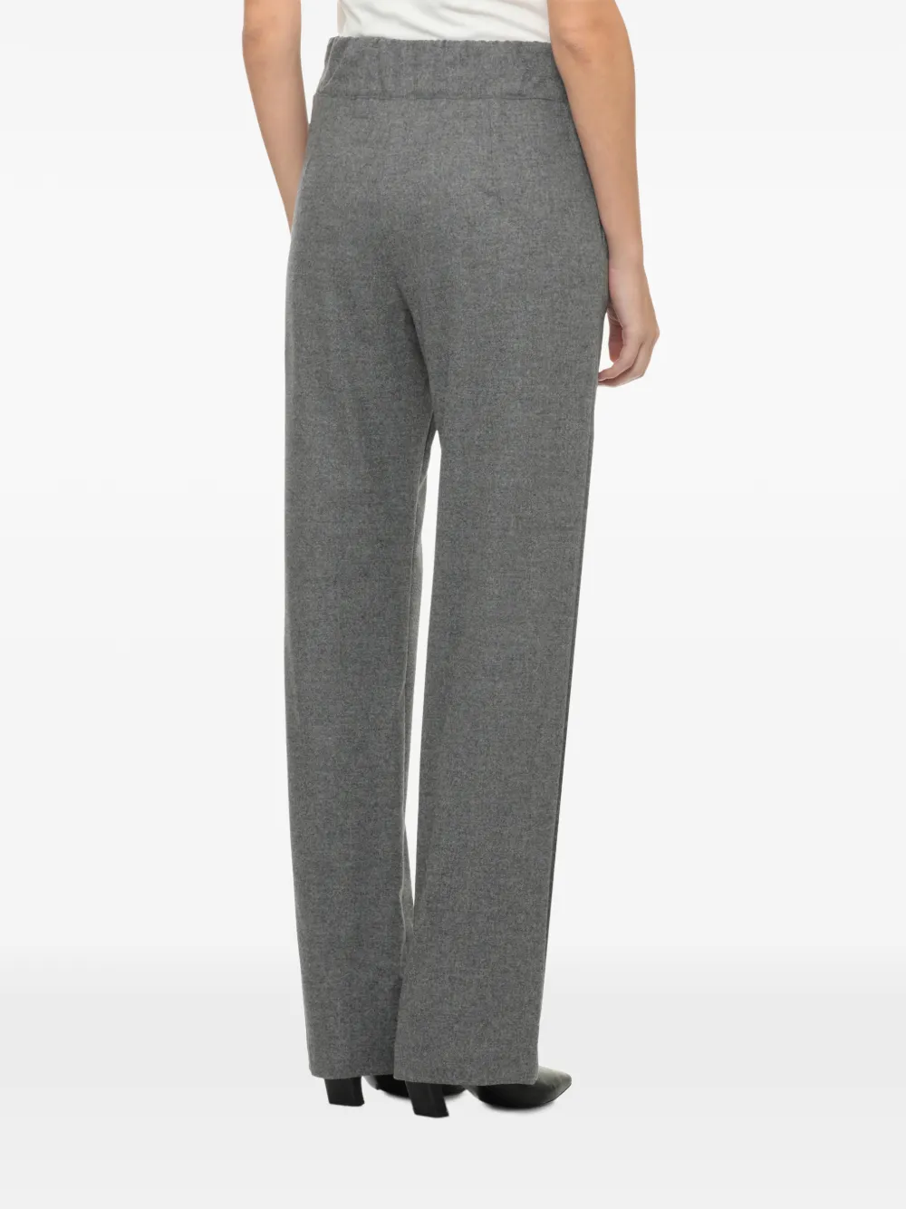 D.Exterior Broek met trekkoordtaille Grijs