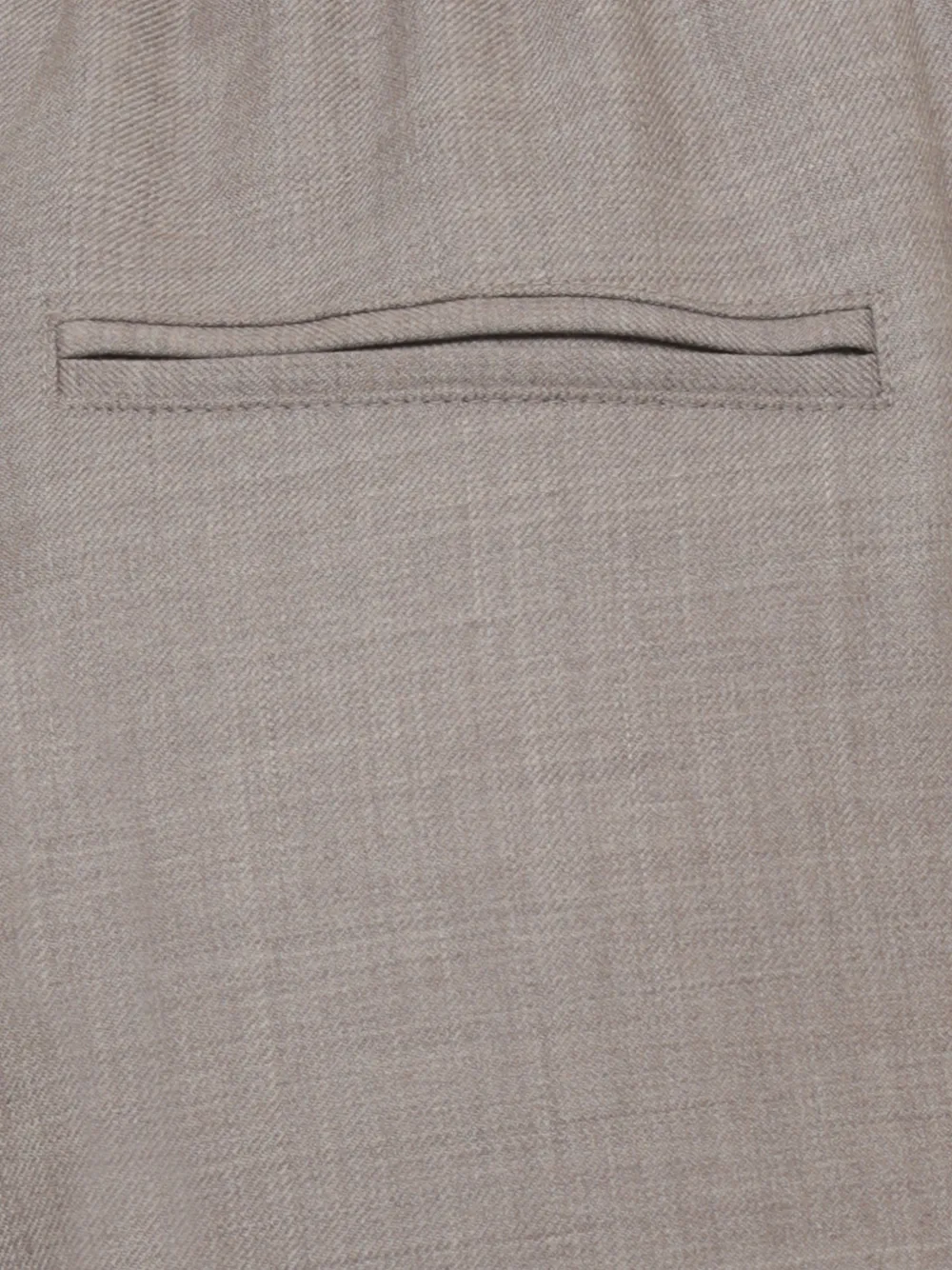 D.Exterior pressed-crease wide-leg trousers Grijs
