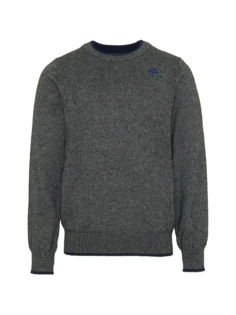 North Sails Kids logo-patch knit sweater