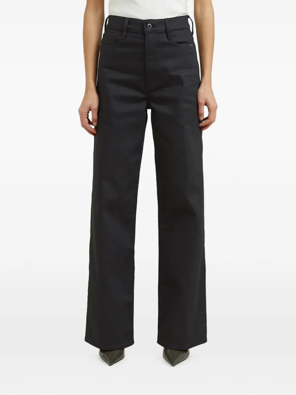 G-Star RAW Deck 2.0 jeans met wijde pijpen Zwart