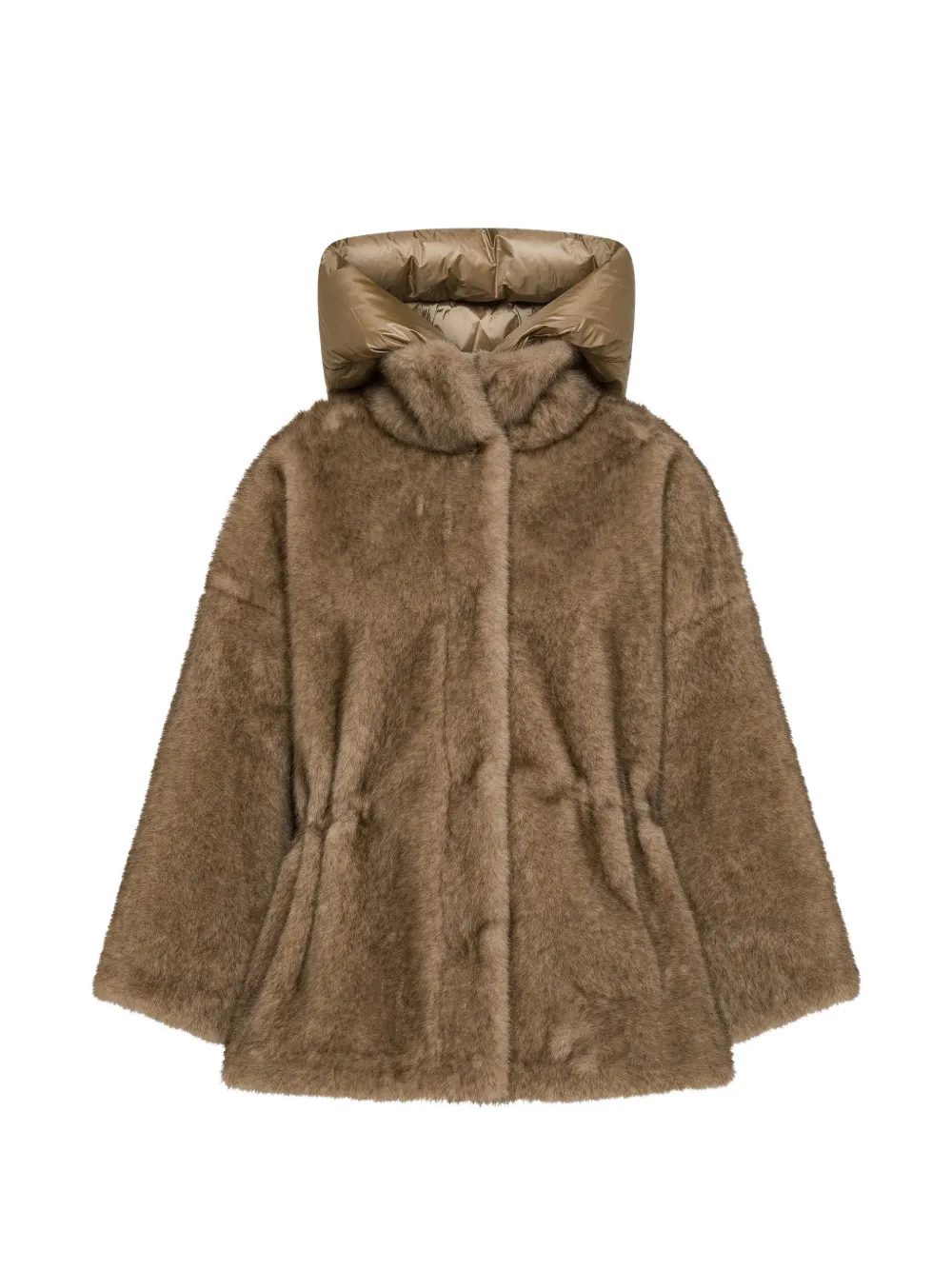 Seventy hooded faux-fur jacket - Marron Seventy hooded faux-fur jacket - Marron