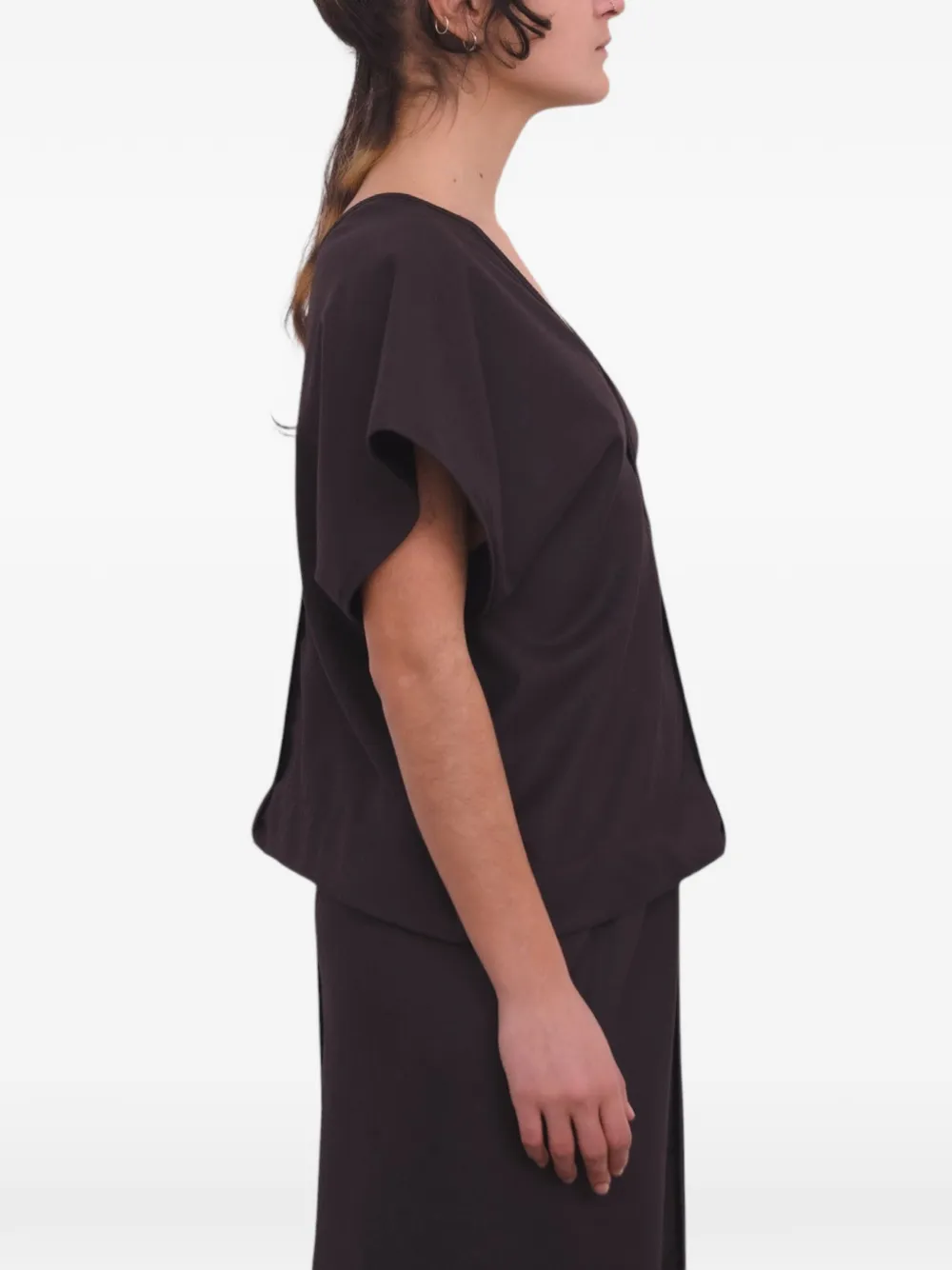 Baserange Dadar blouse Bruin