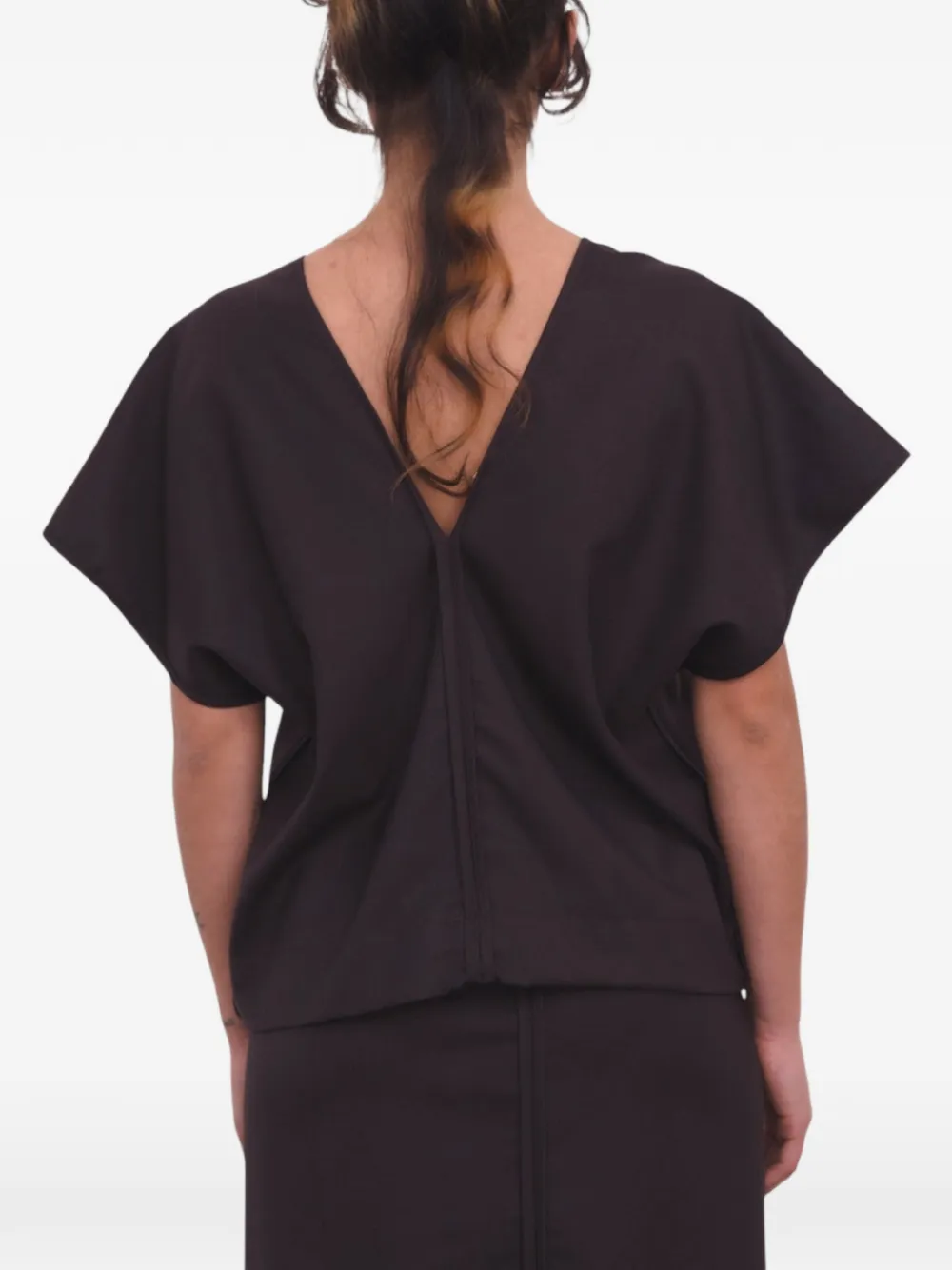 Baserange Dadar blouse Bruin