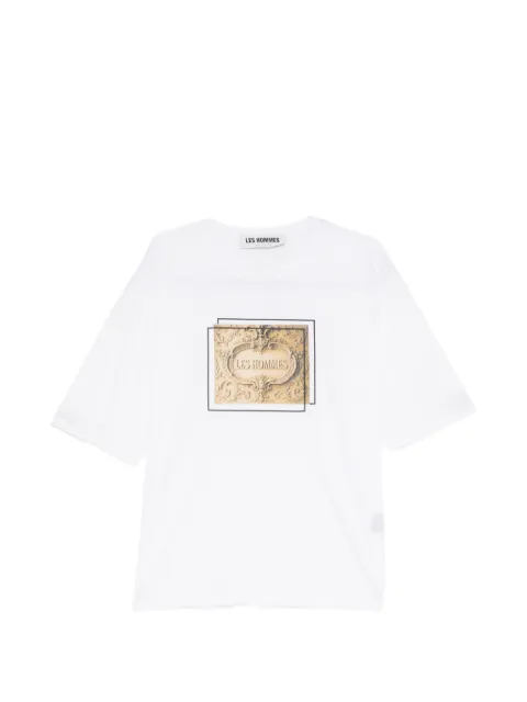 LES HOMMES graphic-print T-shirt