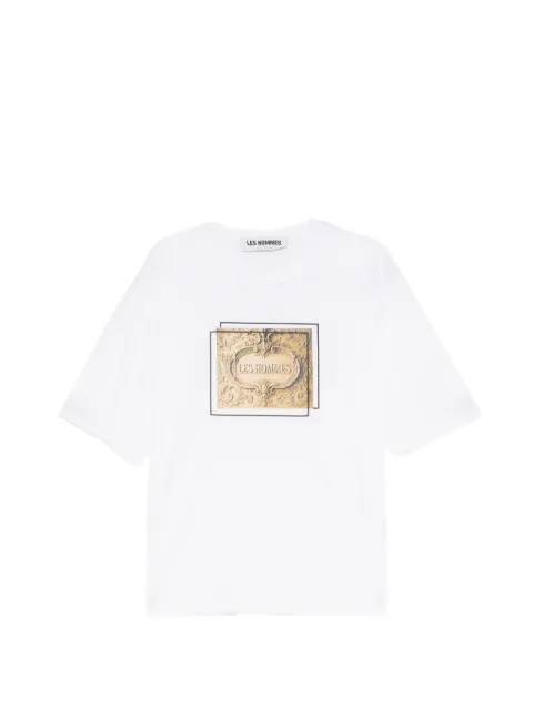 LES HOMMES graphic-print T-shirt