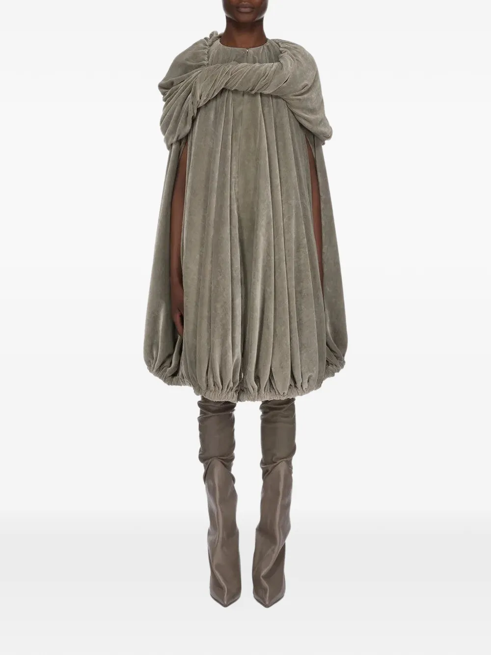 Rick Owens Temple bubble coat Grijs