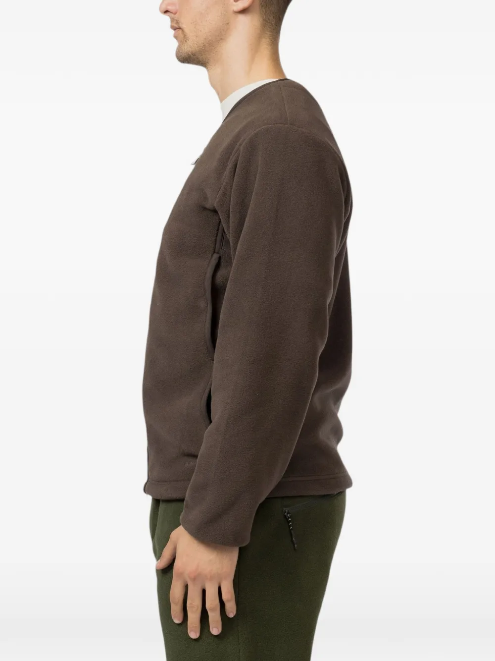 Snow Peak Waterafstotend fleece vest Bruin