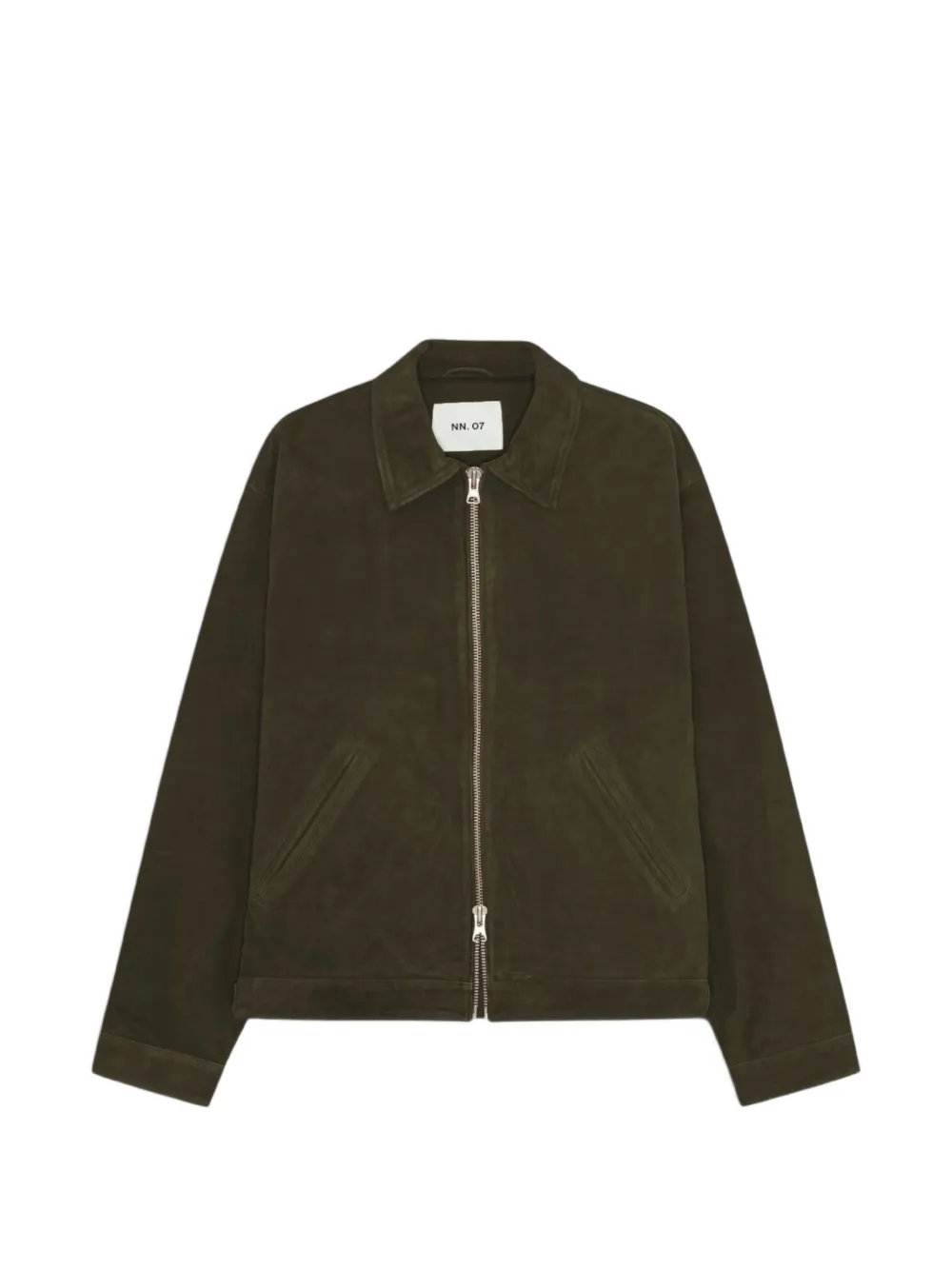 NN07 Petrus suede jacket - Verde