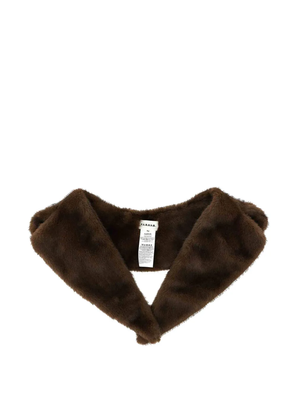 P.a.r.o.s.h Faux-fur Collar In Brown